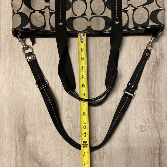 Coach Monogram Shoulder Bag with Removable Crossbody Strap - Picture 13 of 13